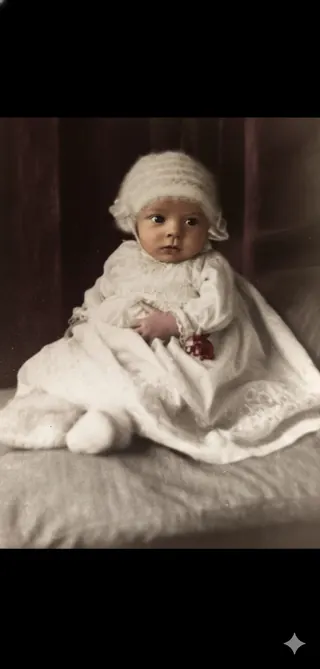 Restored family photograph